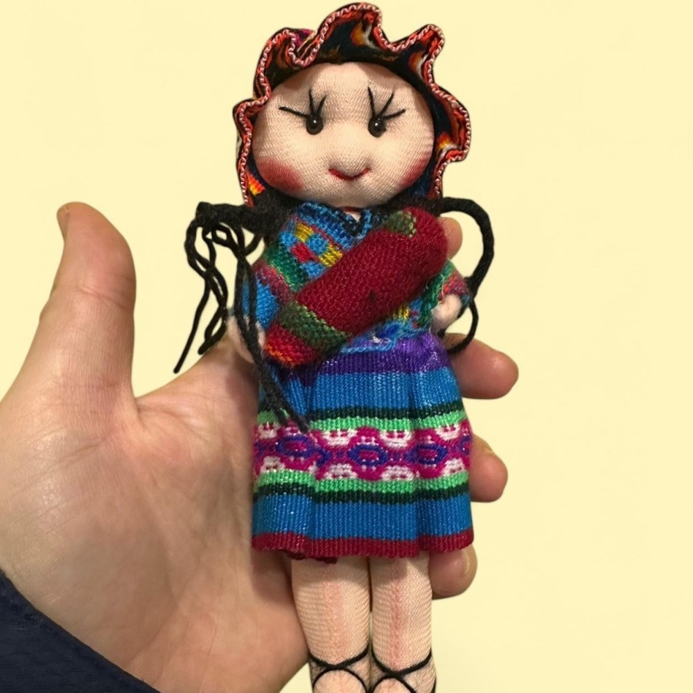 PERUVIAN CHOLITA DOLL- SMALL #handmade #dollcollectors #peru